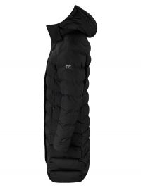 Lange Winterjacke Damen Schwarz